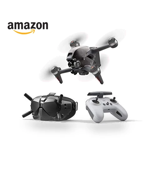 FPV Drone Combo with Remote Controller and Goggles (Renewed) — Drones, DJI