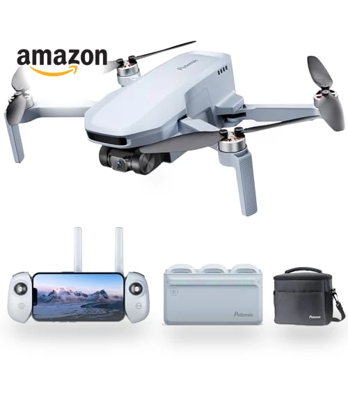 GPS Drone with 4K EIS Camera, Under 249g, 93 Mins Flight, 4KM FPV Transmission — Drones, Potensic