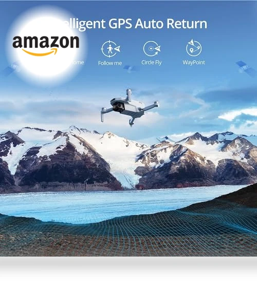 GPS Drone with 4K EIS Camera, Under 249g, 93 Mins Flight, 4KM FPV Transmission — Drones, Potensic