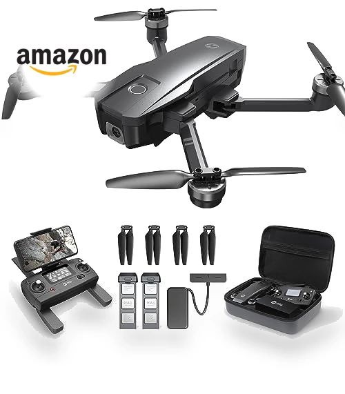 GPS Drone with Camera 4K UHD, 52 Minutes Flight Time, Foldable Quadcopter — Drones, Holy Stone