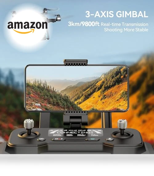 GPS Drones with Camera 4K, 3-Axis Gimbal, 75Mins Flight Time — Drones, Bwine
