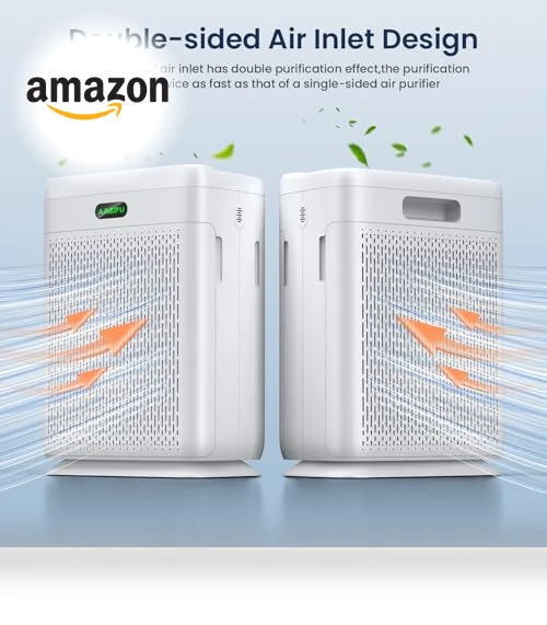 H13 HEPA Air Purifier for Large Rooms up to 2200 Sq Ft — HEPA Air Purifiers, AMEIFU