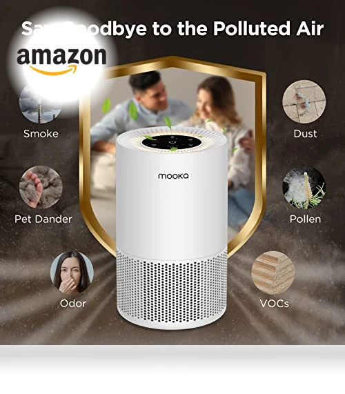 H13 True HEPA Air Purifier for Large Rooms up to 1200ft² — Air Moisturizers, Mooka