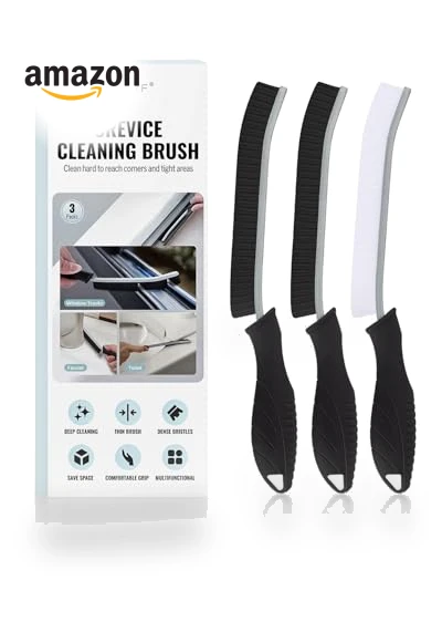 Hard Bristle Crevice Cleaning Brush - Multifunctional Gap Scrub Brush for Home Essentials — Brushes, SXhyf