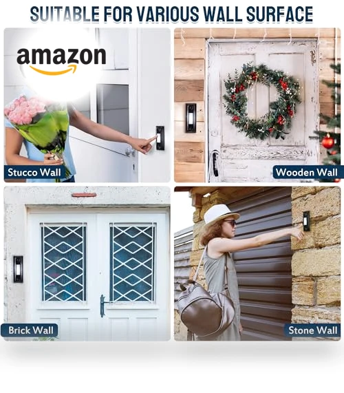 Heavy Duty Metal Doorbell Push Button with LED Light — Push Buttons, Dreyoo