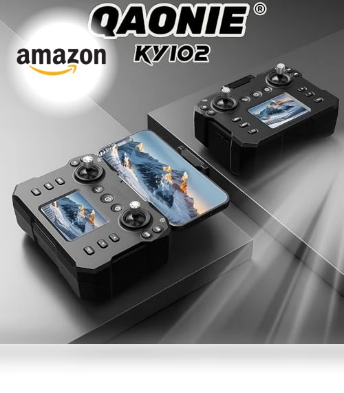 KY102 Drone with Screen Controller, 4K Camera, Obstacle Avoidance — Drones, QAONIE
