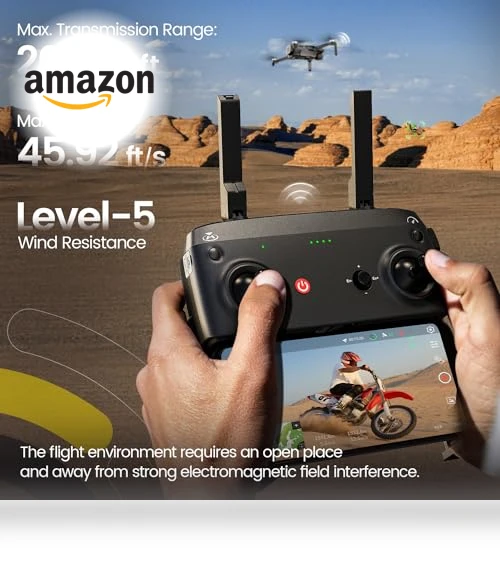 Lightweight GPS Drones with Camera 4K, 3 Axis Brushless Gimbal, Visual Tracking — Drones, Holy Stone