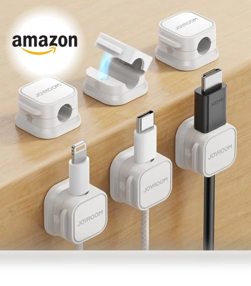 Magnetic Cable Clips — Cable Security, JOYROOM