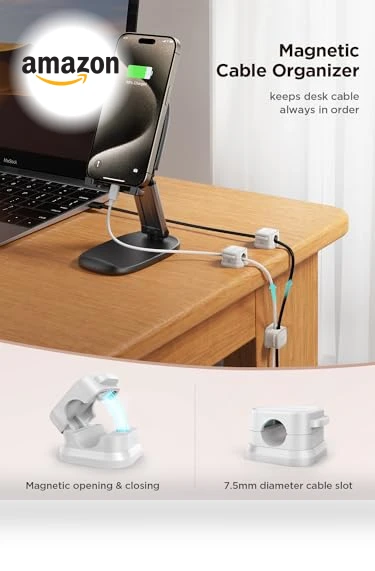 Magnetic Cable Clips — Cable Security, JOYROOM