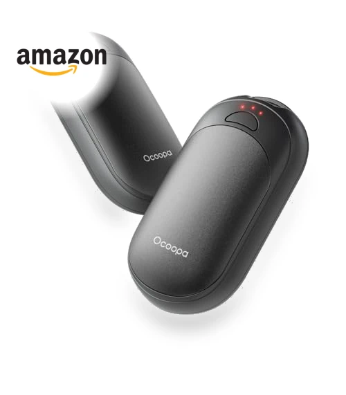 Magnetic Hand Warmers Rechargeable 2 Pack, Fast Heating, 3-Settings, Portable Heater — Portable Heating Solutions, OCOOPA
