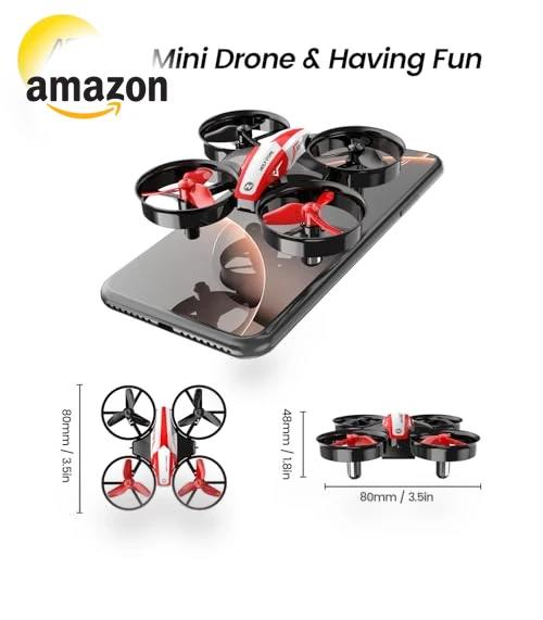 Mini Drone for Kids and Beginners with Auto Hovering and 3D Flips — Flying Toys, Holy Stone
