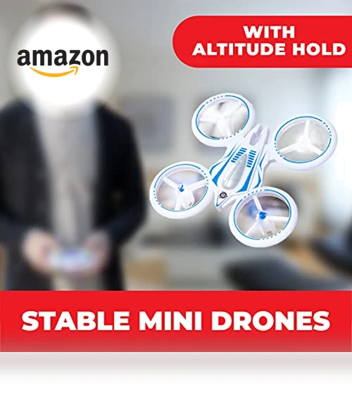 Mini Drone for Kids with LED Remote Control — Flying Toys, Force1