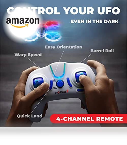 Mini Drone for Kids with LED Remote Control — Flying Toys, Force1