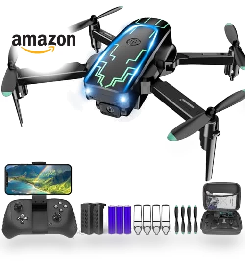 Mini Drone with Camera, 1080P HD Foldable Drone with Gravity Control — Drones