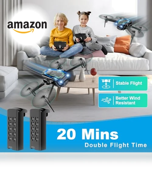 Mini Drone with Camera, 1080P HD Foldable Drone with Gravity Control — Drones
