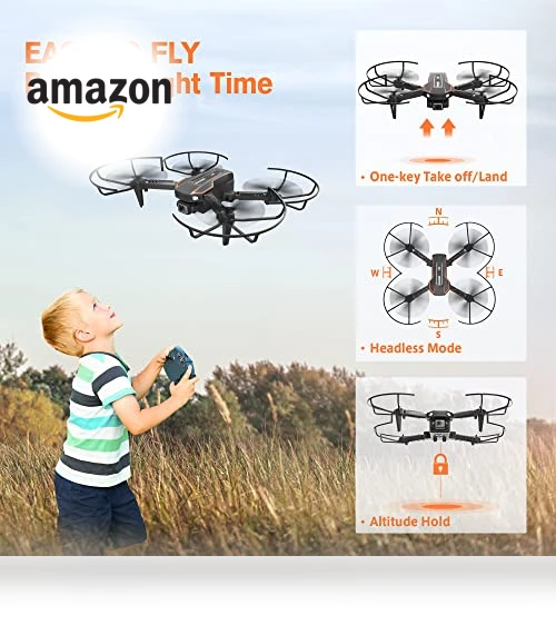 Mini Drone with Camera for Kids, Remote Control Helicopter Toy — Drones, AVIALOGIC