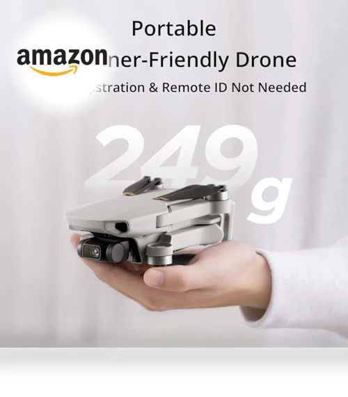 Mini GPS Drone with 4K UHD Camera, 3-Axis Gimbal, 10KM FPV Transmission — Drones, SPECTA
