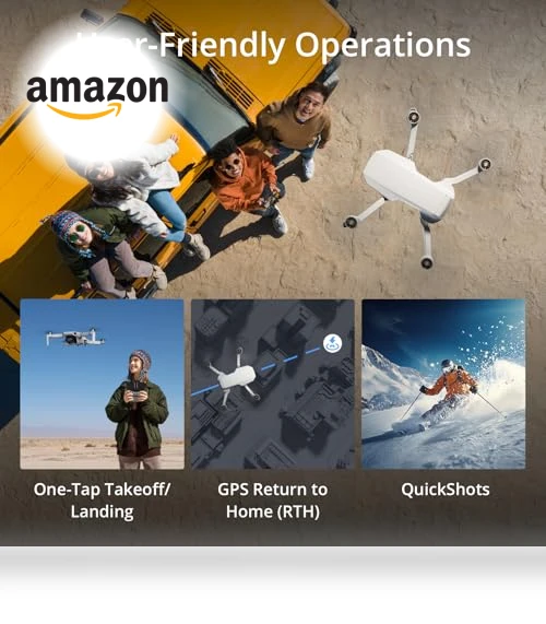Mini GPS Drone with 4K UHD Camera, 3-Axis Gimbal, 10KM FPV Transmission — Drones, SPECTA