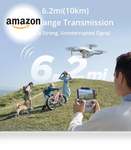Mini GPS Drone with 4K UHD Camera, 3-Axis Gimbal, 10KM FPV Transmission — Drones, SPECTA