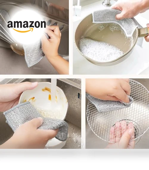 Multipurpose Wire Dishwashing Rags — Sponges, Cecurpo