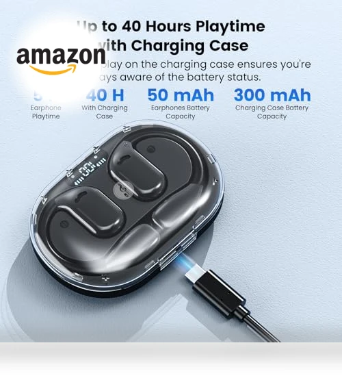 Open Wireless Bluetooth Earphones — Bluetooth Headsets, GNTOET