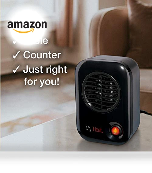 Personal Mini Space Heater with Single Speed, 200W, 6 Inches — Portable Heating Solutions, Lasko