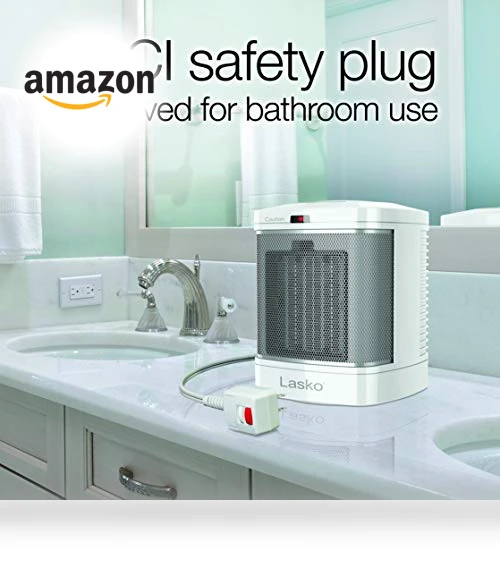 Portable Ceramic Space Heater for Bathroom and Indoor Home Use — Portable Heating Solutions, Lasko