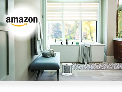 Portable Ceramic Space Heater for Bathroom and Indoor Home Use — Portable Heating Solutions, Lasko