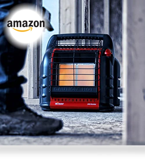 Portable LP Gas Heater 4000 to 18000 BTU with Dual Tank Connection — Portable Propane Heaters, Mr. Heater