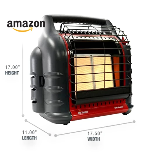 Portable LP Gas Heater 4000 to 18000 BTU with Dual Tank Connection — Portable Propane Heaters, Mr. Heater
