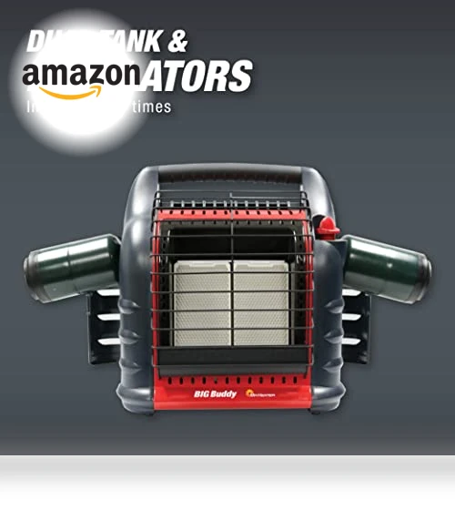 Portable LP Gas Heater 4000 to 18000 BTU with Dual Tank Connection — Portable Propane Heaters, Mr. Heater