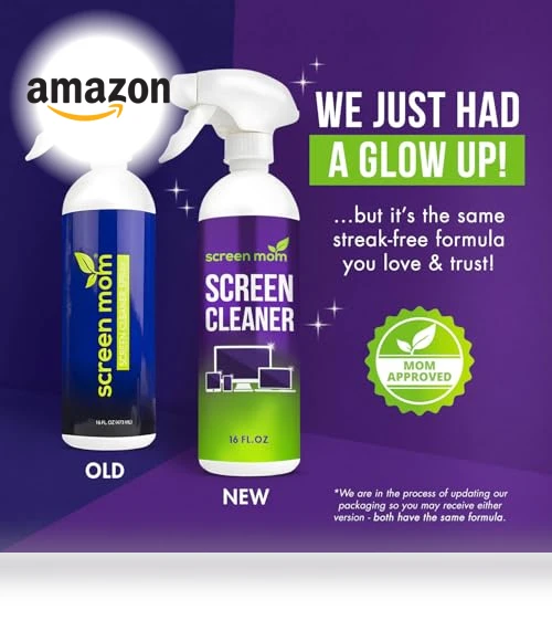 Screen Cleaner Spray and Microfiber Cloth — Screen Protectors, Screen Mom