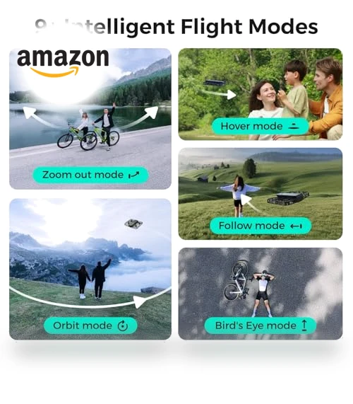 Self-Flying Camera Drone with Follow Me Mode, 2.7K HDR Video, Foldable Design — Drones & UAV Technology, HOVERAir