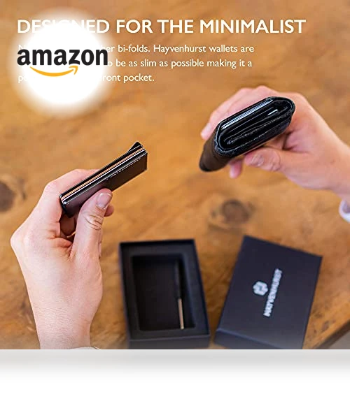 Slim RFID Blocking Wallet with Money Clip — Wallets, Hayvenhurst