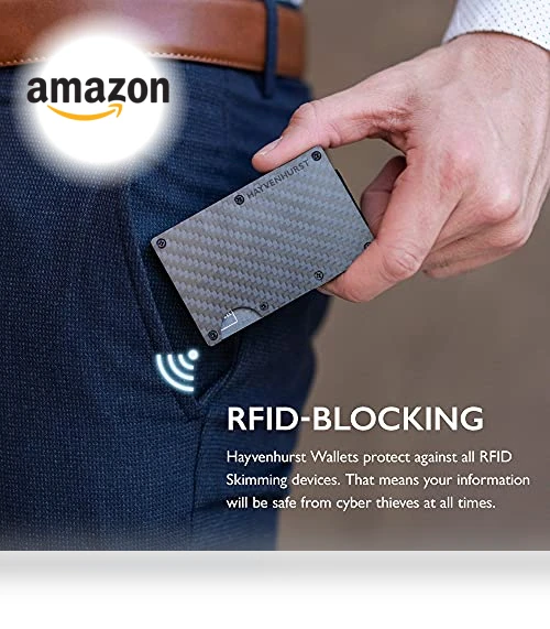 Slim RFID Blocking Wallet with Money Clip — Wallets, Hayvenhurst