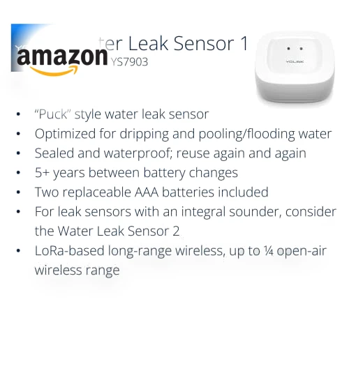 Smart Home Starter Kit with Hub & Water Leak Sensors — Water Leak Detection Systems, YoSmart