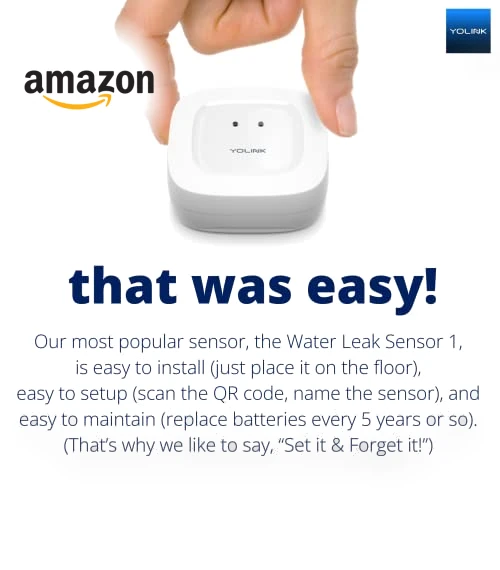 Smart Home Starter Kit with Hub & Water Leak Sensors — Water Leak Detection Systems, YoSmart