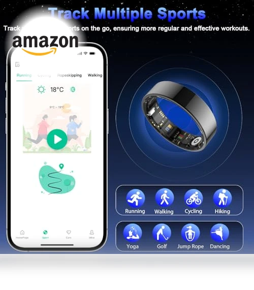 Smart Ring Health Tracker — Smart Rings, Evelame