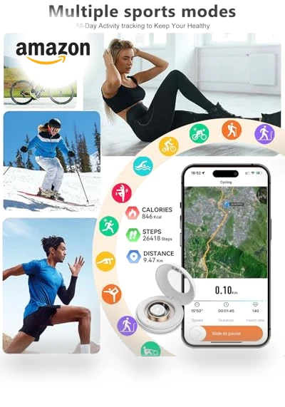 Smart Ring Vital Health Tracker — Smartwatches, VNEXFU