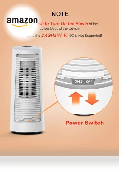 Smart Space Heater with App & Voice Control, 1500W Fast Heating — Portable Heating Solutions, CLEVAST
