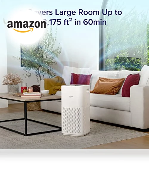 Smart WiFi Air Purifier for Large Rooms up to 3175 Sq. Ft — Activated Carbon Air Purifiers, LEVOIT