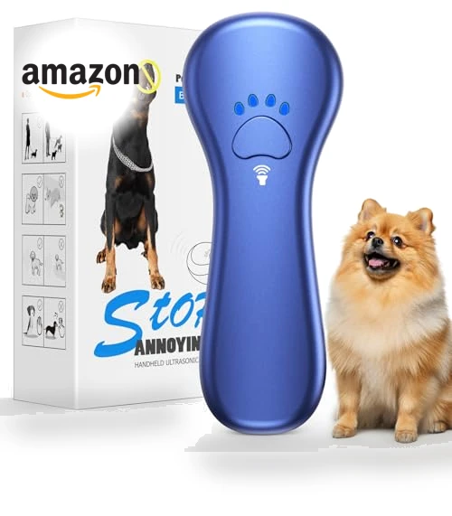 Ultrasonic Dog Bark Deterrent, Rechargeable Anti Barking Device for Dogs — Sonic Deterrents, Ahwhg