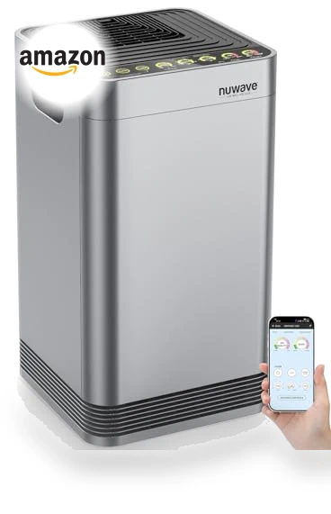 Whole House Air Purifier with 5 Stage Tower Structure, Smart Air Quality & Odor Sensors — Activated Carbon Air Purifiers, Nuwave