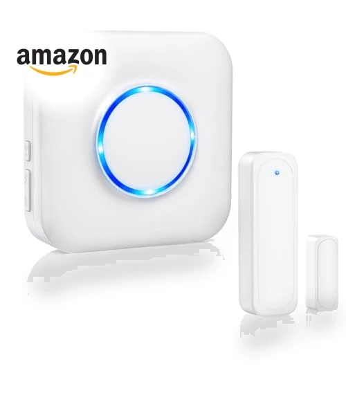 Wireless Door Open Contact Sensor Alarm Chime with 600 FT Range — Chimes, Satisure