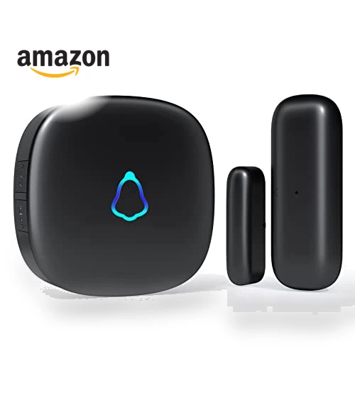 Wireless Door Open Contact Sensor Alarm with 500 FT Range — Smart Home Security, METAK