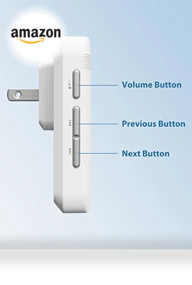 Wireless Doorbell Kit with 2 Plug-In Receivers, 52 Melodies, and LED Flash — Kits, AVANTEK