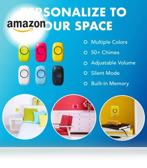Wireless Doorbell Kit with LED Flash - 1 Button & 2 Chime Receivers — Kits, SadoTech
