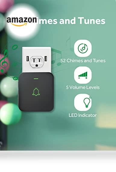 Wireless Doorbell with 52 Melodies and 1000ft Range — Kits, AVANTEK