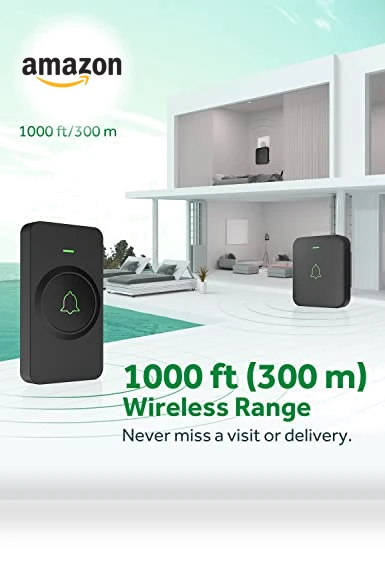 Wireless Doorbell with 52 Melodies and 1000ft Range — Kits, AVANTEK