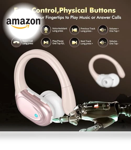Wireless Earbuds Sport Headphones — In-Ear Headphones, Bcaikair